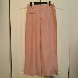 Light Pink High Waist Wide LED Work Slacks Size 10